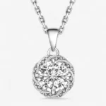Eternal Bloom Moissanite Pendant