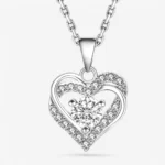 Eternal Love Moissanite Heart Pendant